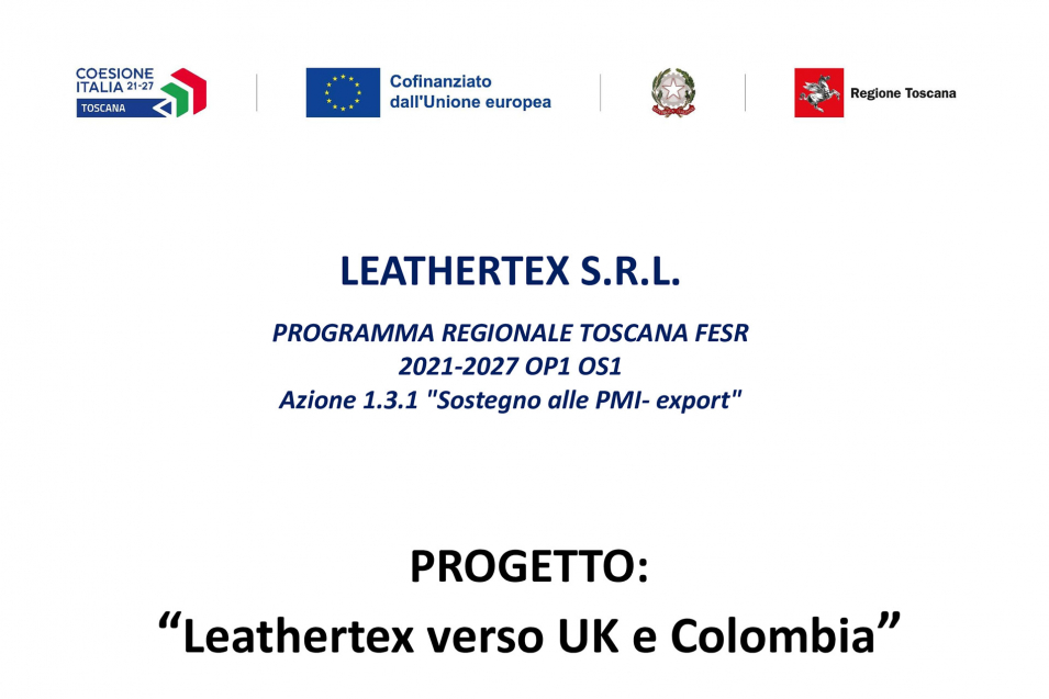 5. Progetto Leathertex verso UK e Colombia