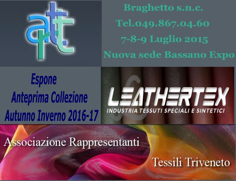 Bassano Expo 2015 Anteprima Collezioni Autunno Inverno 2016-17