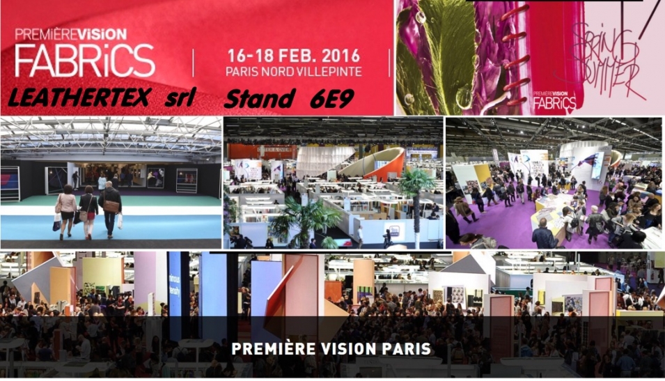 PREMIER VISION FABRICS -16/18 FEBBRAIO 2016 - STAND 6E9